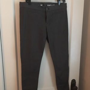 Gray super skinny khakis